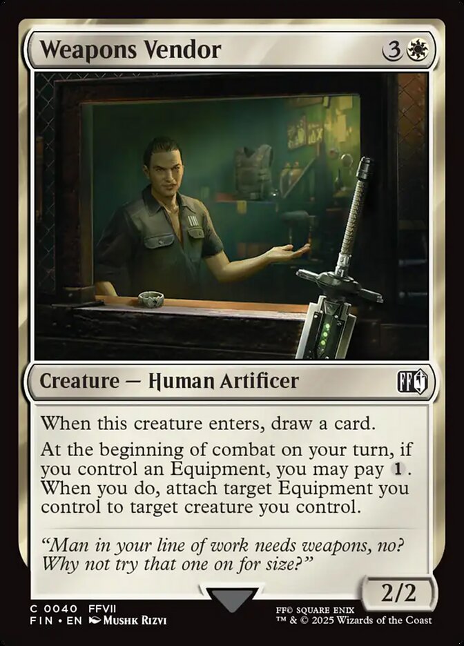 Weapons Vendor - carta Magic The Gathering