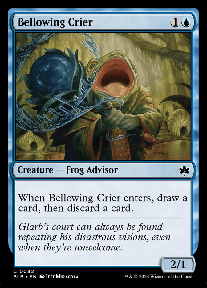 Bellowing Crier - carta Magic The Gathering