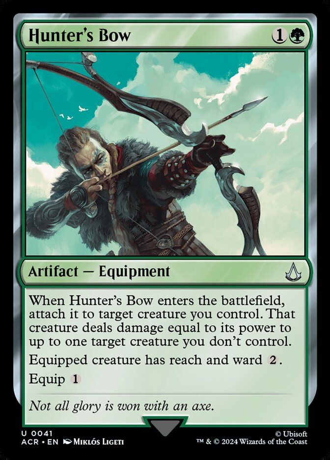 Hunter's Bow - carta Magic The Gathering