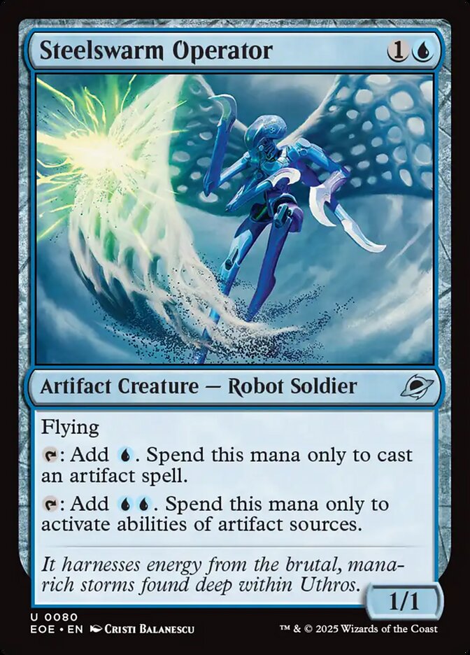 Steelswarm Operator - carta Magic The Gathering