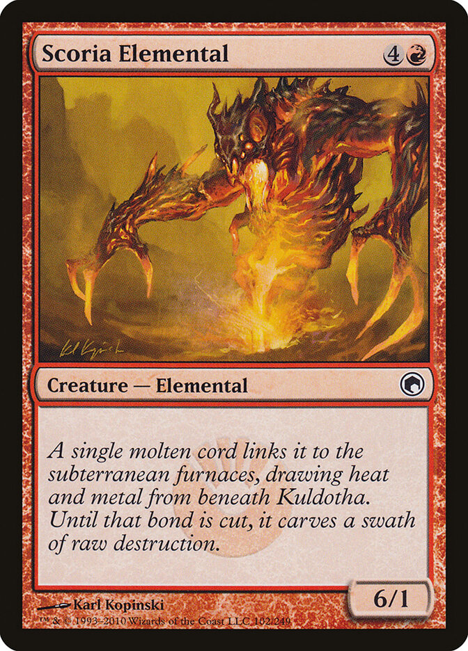 Scoria Elemental - carta Magic The Gathering
