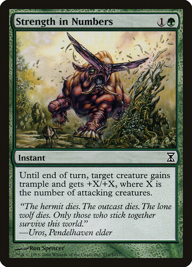 Strength in Numbers - carta Magic The Gathering