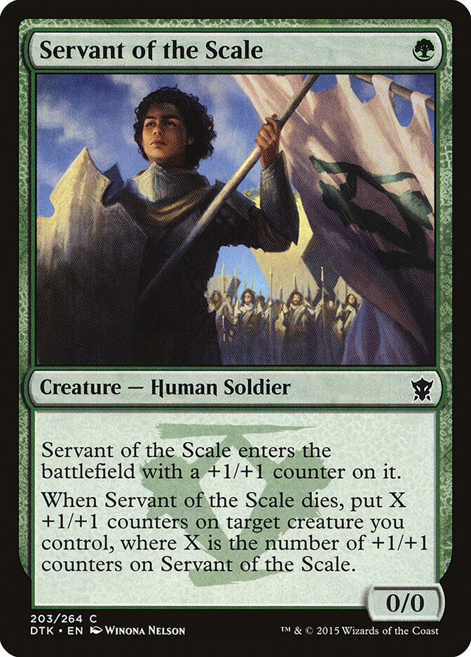 Servant of the Scale - carta Magic The Gathering