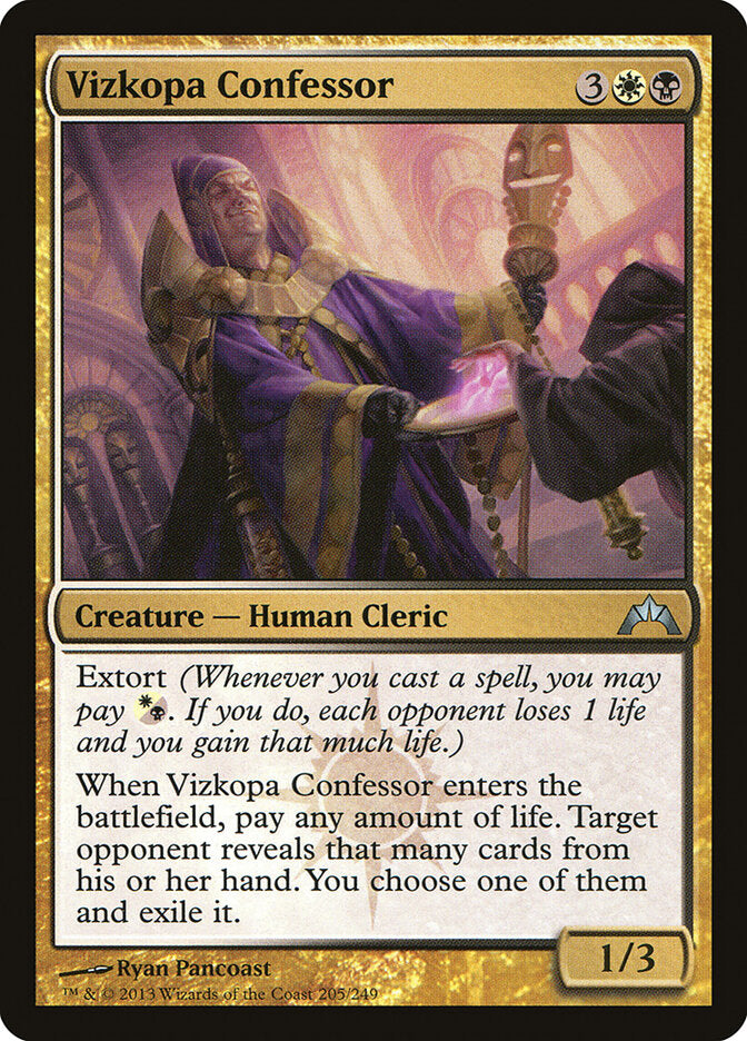 Vizkopa Confessor - carta Magic The Gathering