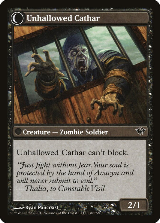 Unhallowed Cathar - carta Magic The Gathering