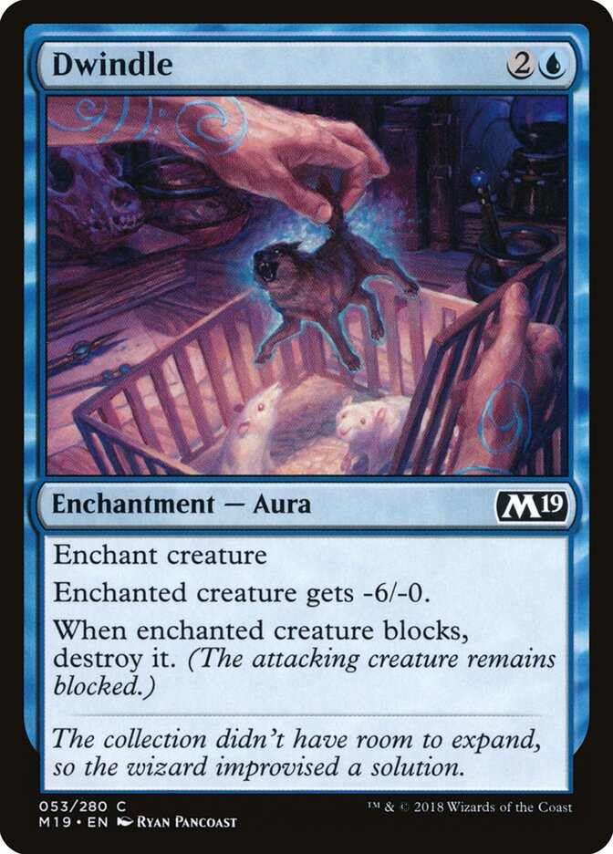 Dwindle - carta Magic The Gathering