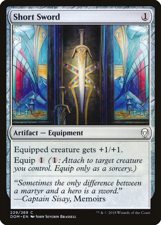 Short Sword - carta Magic The Gathering