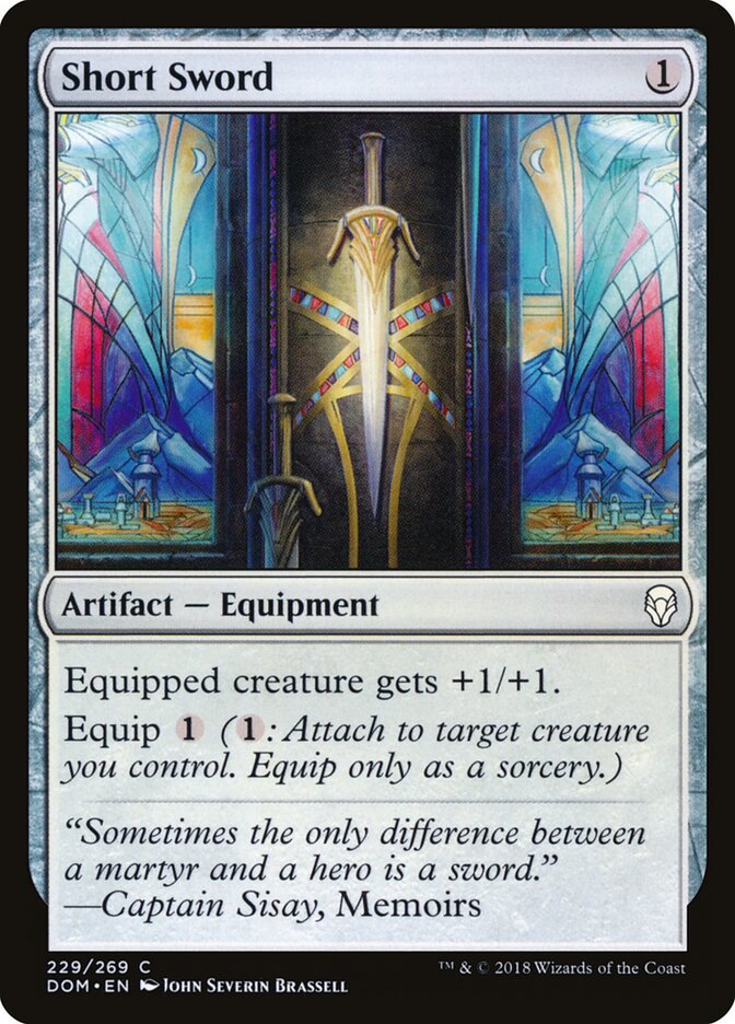 Short Sword - carta Magic The Gathering