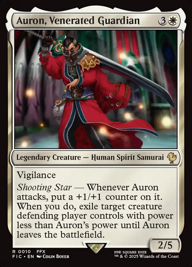 Auron, Venerated Guardian - carta Magic The Gathering