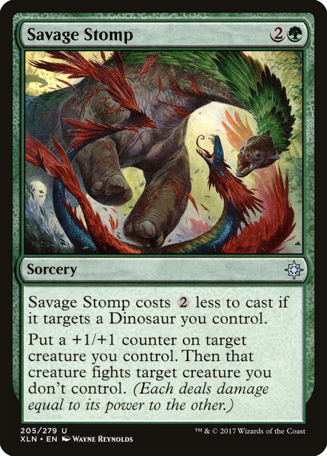 Savage Stomp - carta Magic The Gathering