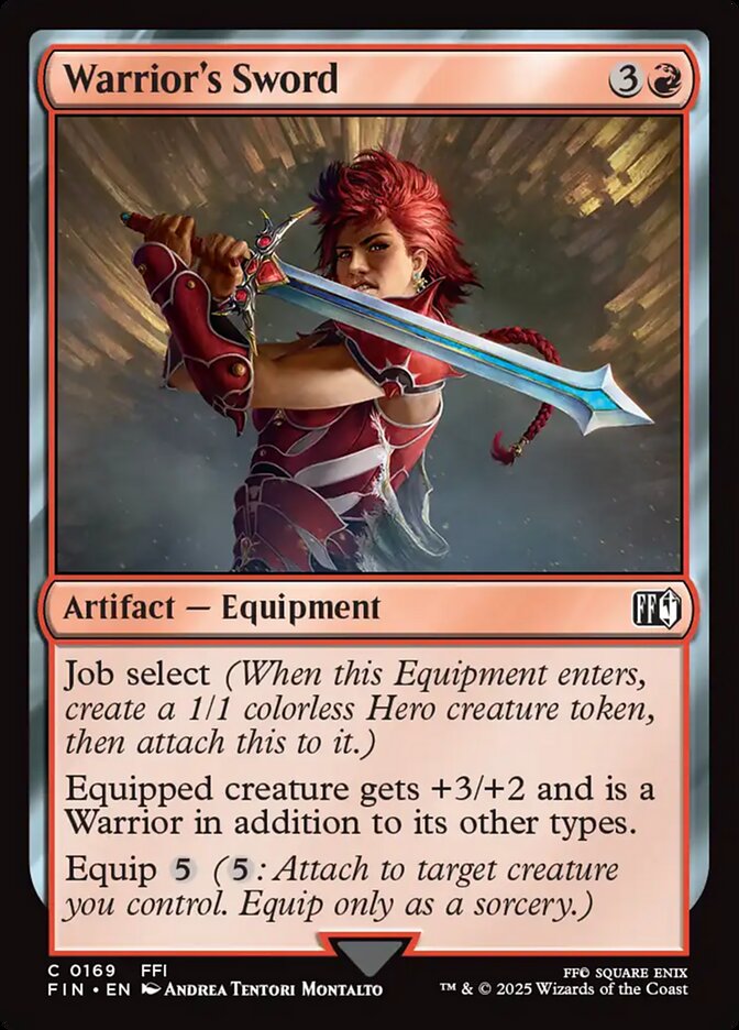 Warrior's Sword - carta Magic The Gathering