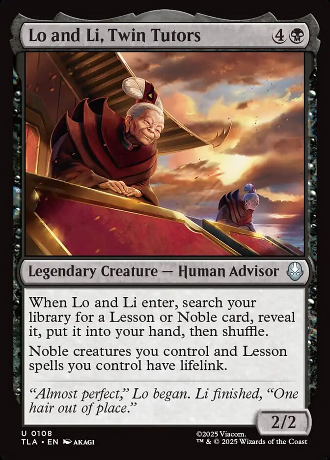 Lo and Li, Twin Tutors - carta Magic The Gathering
