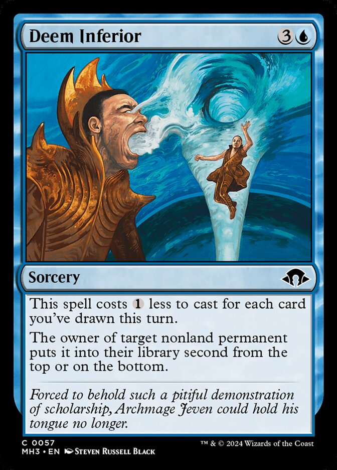 Deem Inferior - carta Magic The Gathering