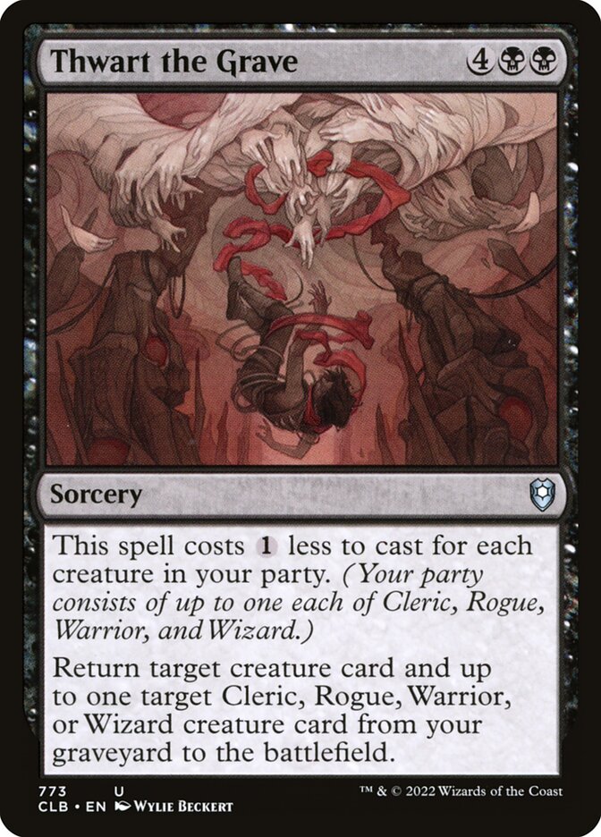 Thwart the Grave - carta Magic The Gathering