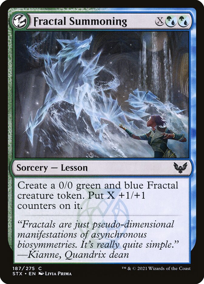 Fractal Summoning - carta Magic The Gathering