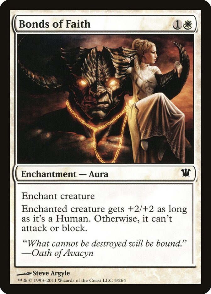 Bonds of Faith - carta Magic The Gathering