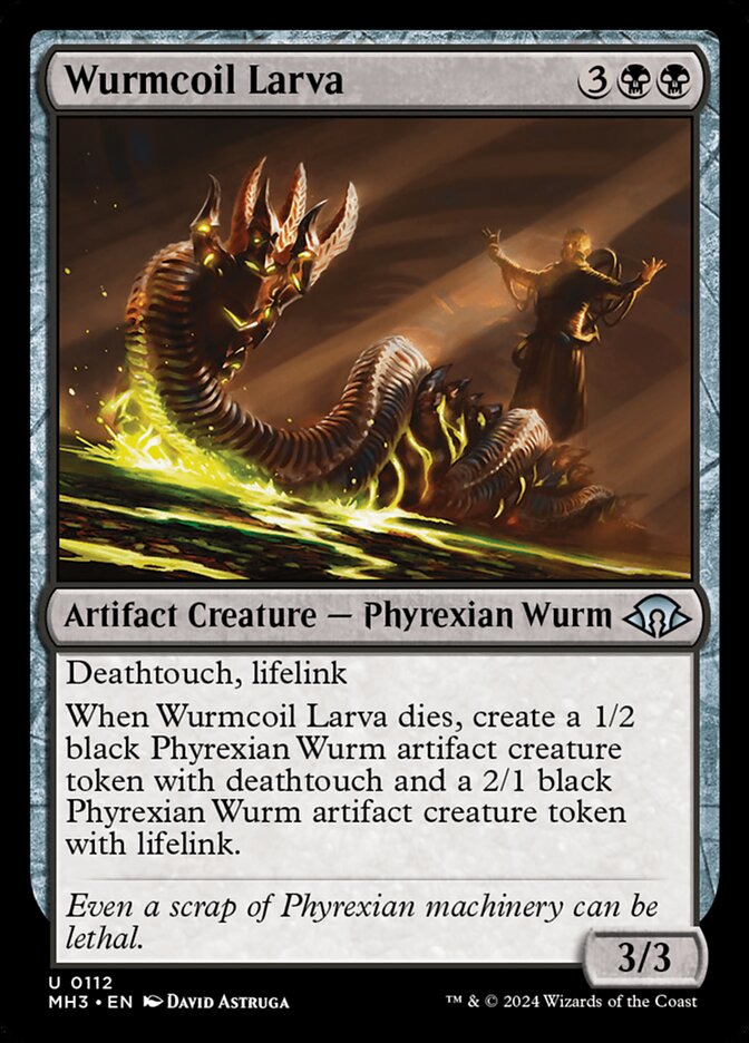 Wurmcoil Larva - carta Magic The Gathering