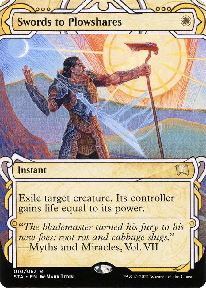 Swords to Plowshares - carta Magic The Gathering