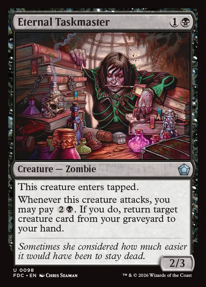 Eternal Taskmaster - carta Magic The Gathering