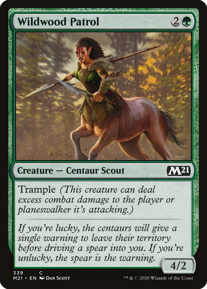Wildwood Patrol - carta Magic The Gathering