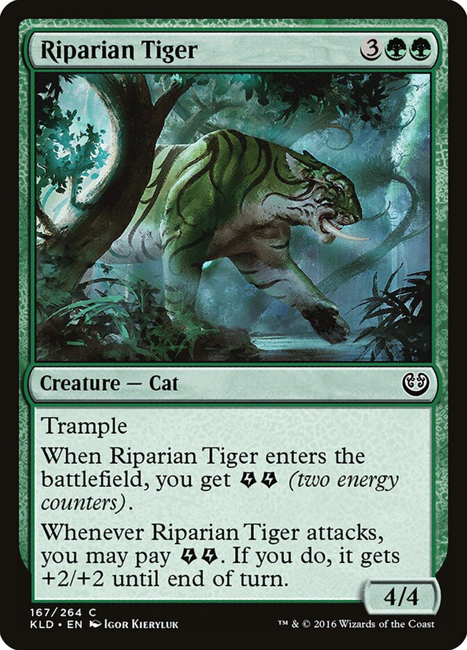 Riparian Tiger - carta Magic The Gathering