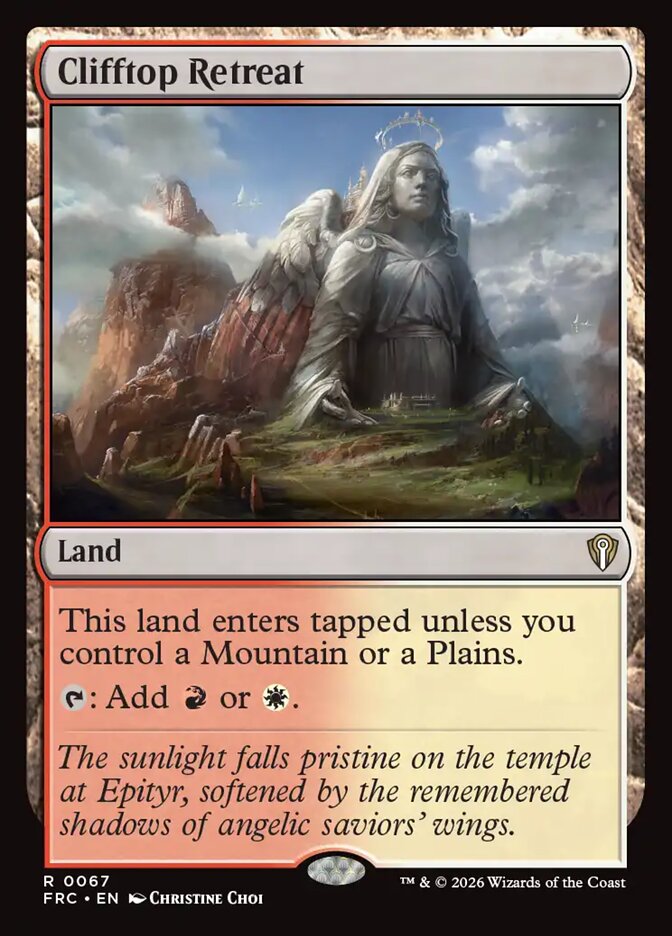 Clifftop Retreat - carta Magic The Gathering