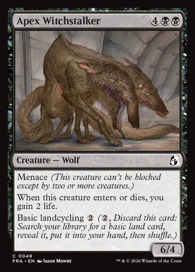 Apex Witchstalker - carta Magic The Gathering