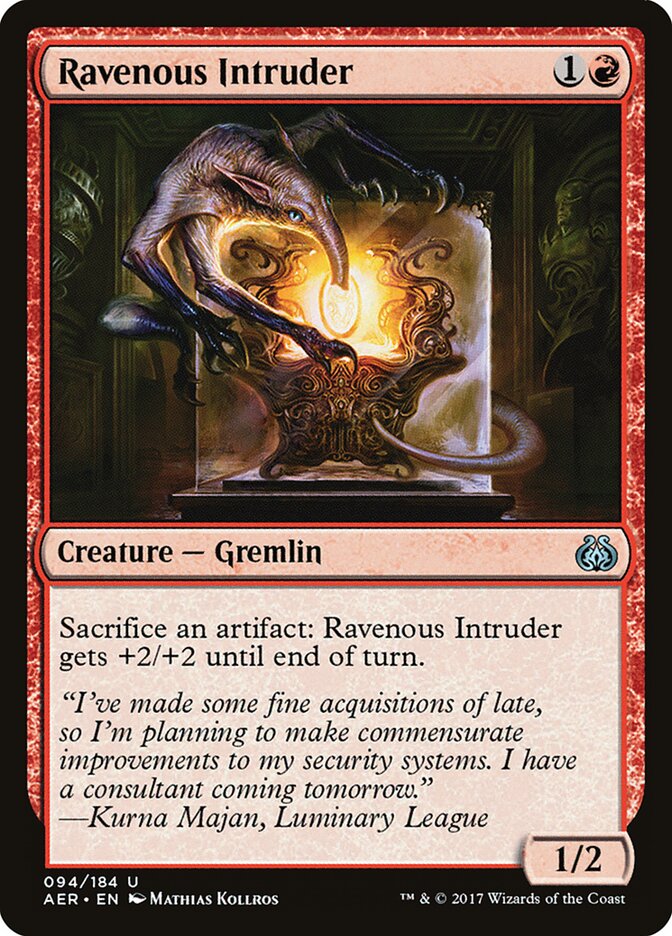 Ravenous Intruder - carta Magic The Gathering