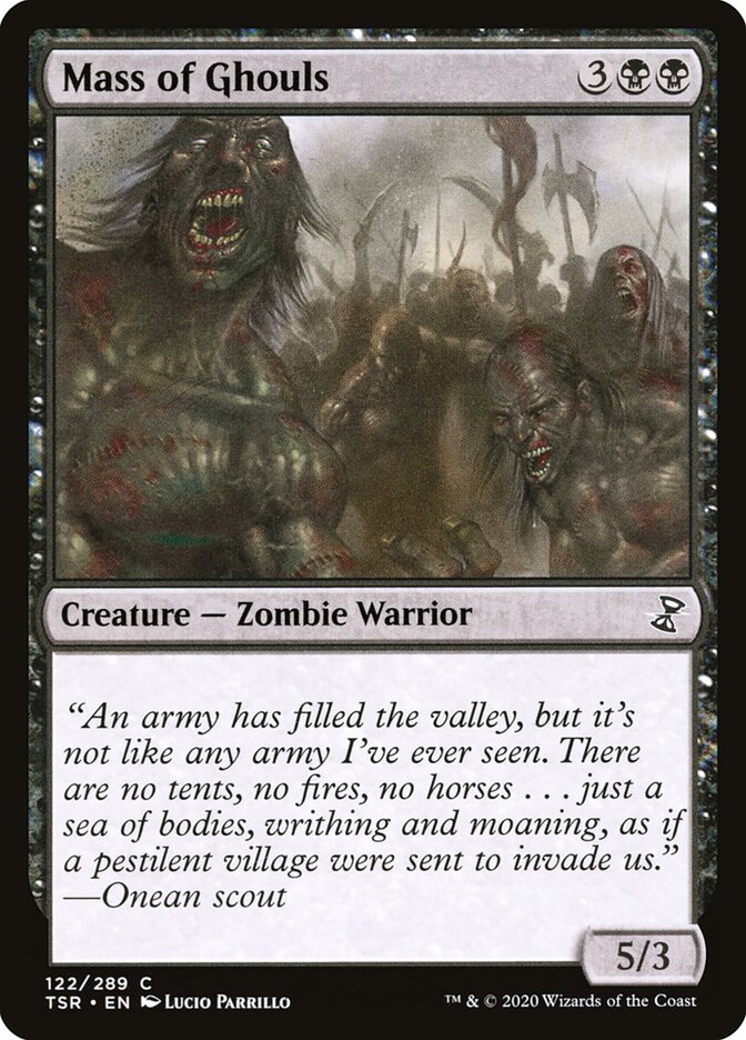 Mass of Ghouls - carta Magic The Gathering