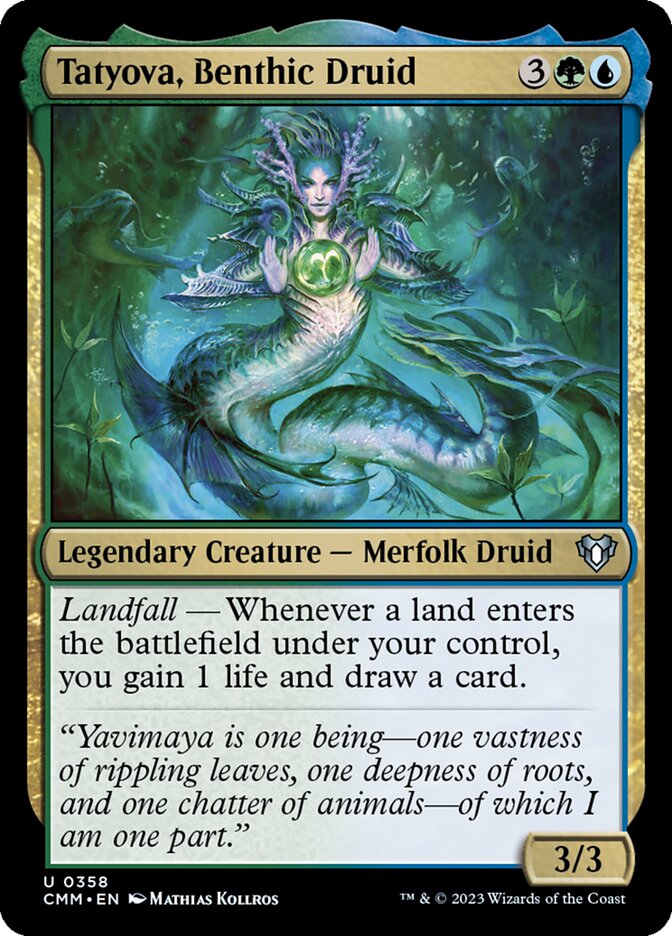 Tatyova, Benthic Druid - carta Magic The Gathering