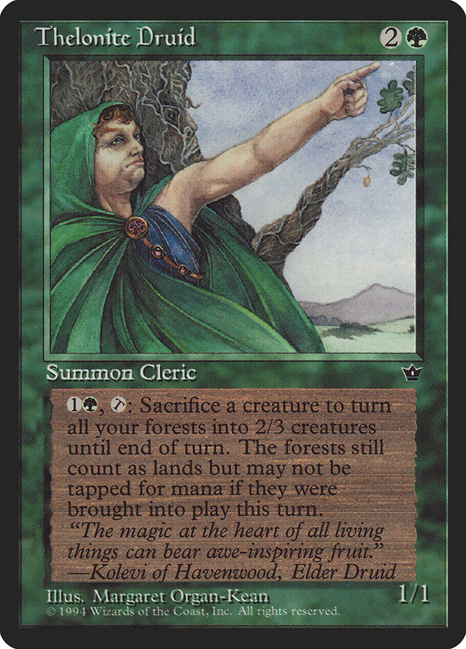 Thelonite Druid - carta Magic The Gathering
