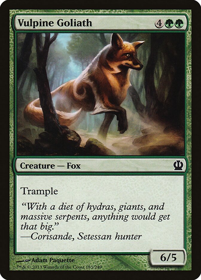 Vulpine Goliath - carta Magic The Gathering