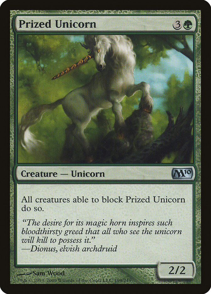 Prized Unicorn - carta Magic The Gathering
