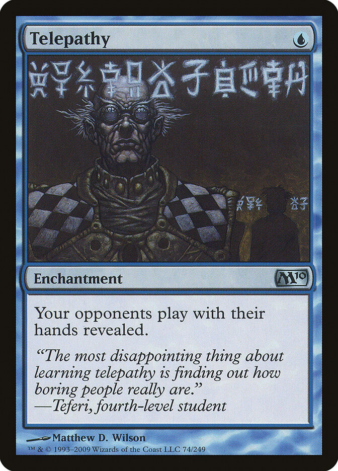 Telepathy - carta Magic The Gathering