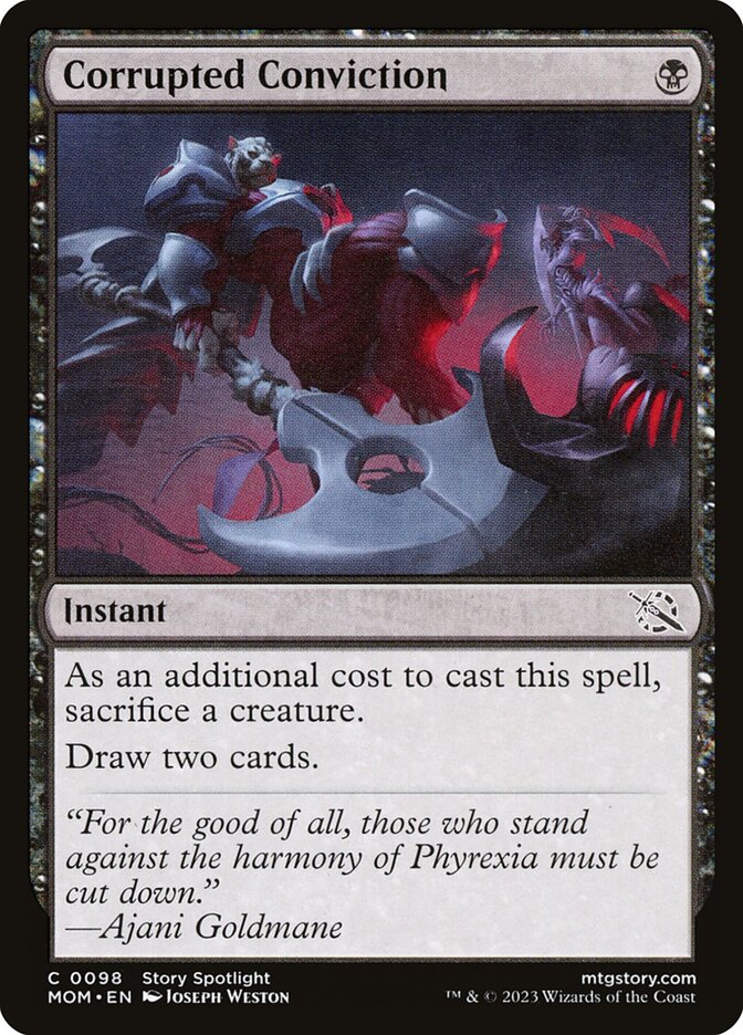 Corrupted Conviction - carta Magic The Gathering
