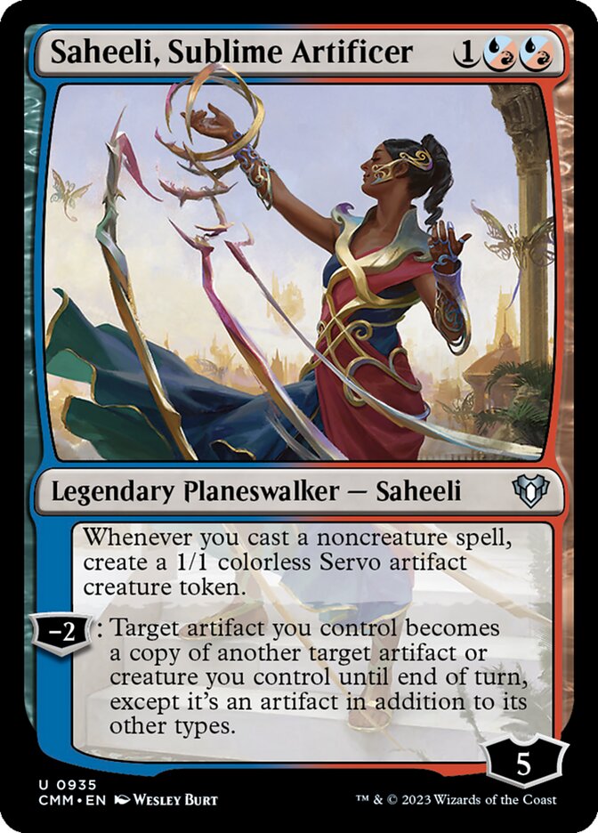 Saheeli, Sublime Artificer - carta Magic The Gathering