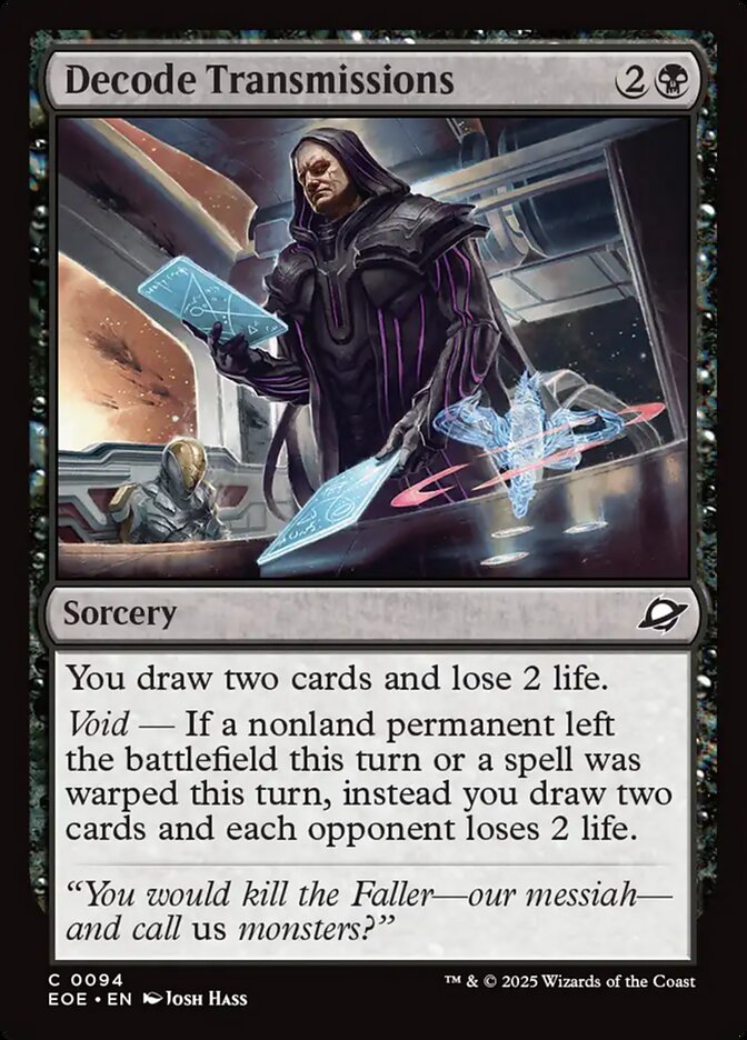 Decode Transmissions - carta Magic The Gathering