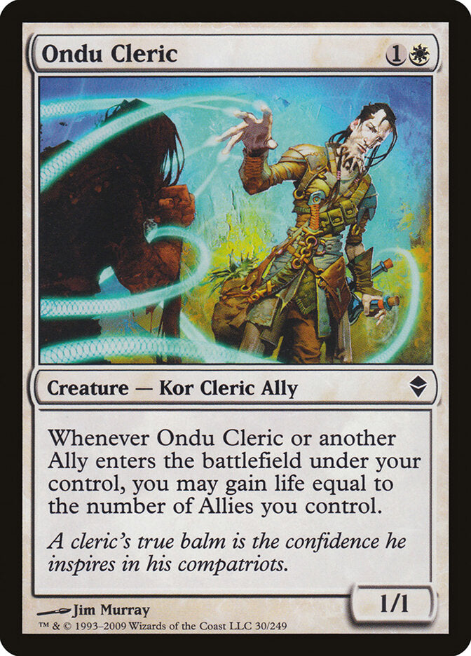 Ondu Cleric - carta Magic The Gathering