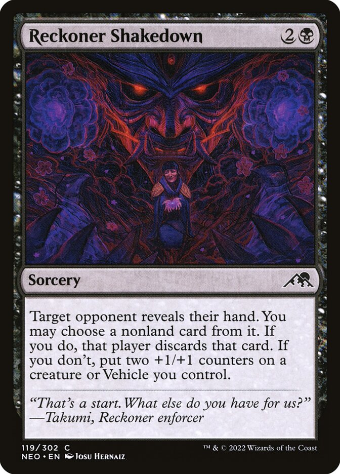 Reckoner Shakedown - carta Magic The Gathering