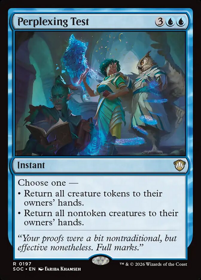 Perplexing Test - carta Magic The Gathering