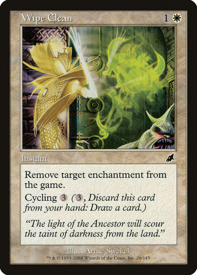 Wipe Clean - carta Magic The Gathering