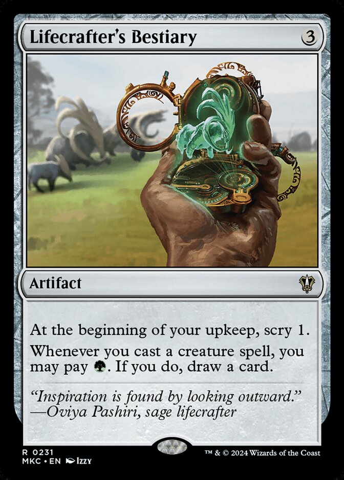 Lifecrafter's Bestiary - carta Magic The Gathering
