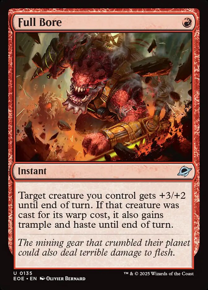 Full Bore - carta Magic The Gathering