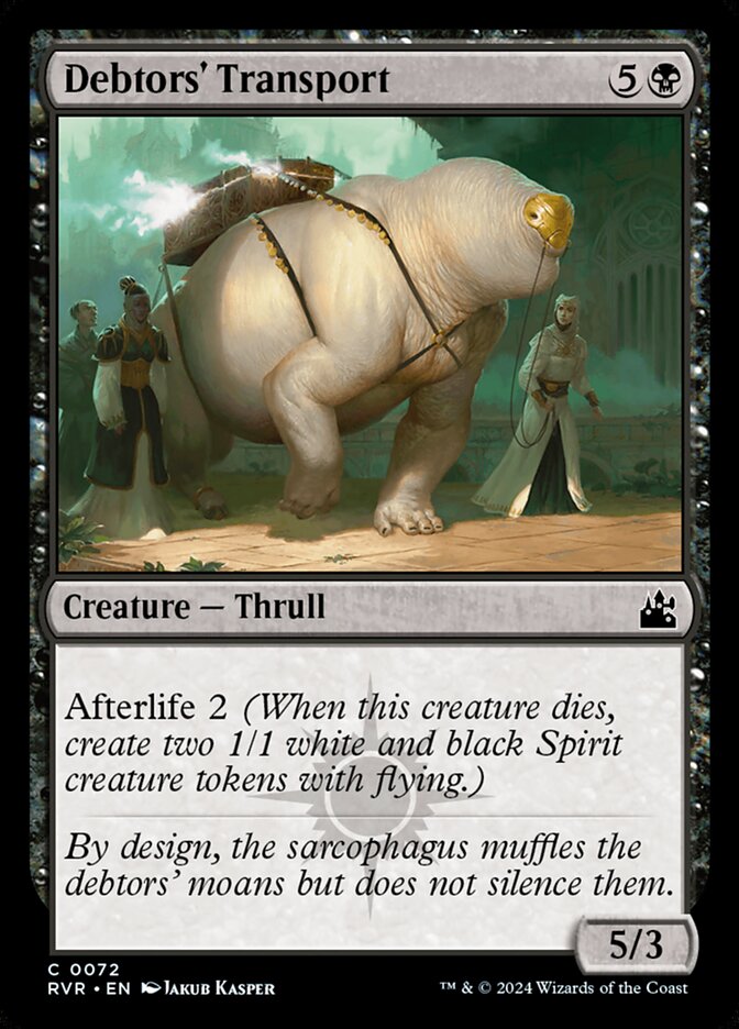 Debtors' Transport - carta Magic The Gathering