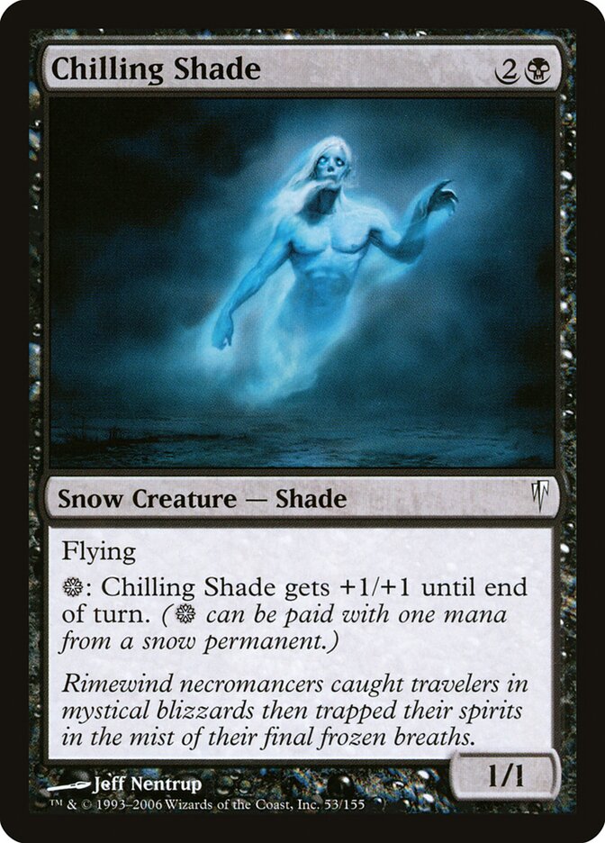 Chilling Shade - carta Magic The Gathering