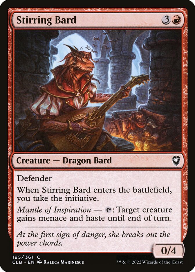 Stirring Bard - carta Magic The Gathering