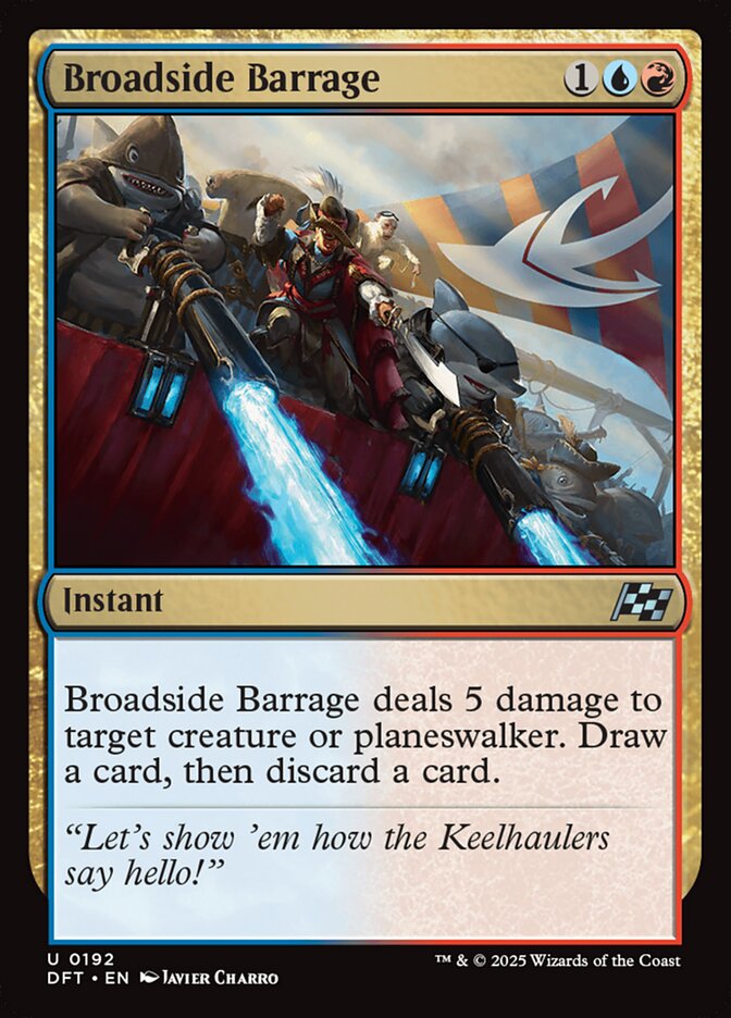 Broadside Barrage - carta Magic The Gathering