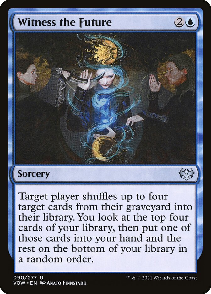 Witness the Future - carta Magic The Gathering