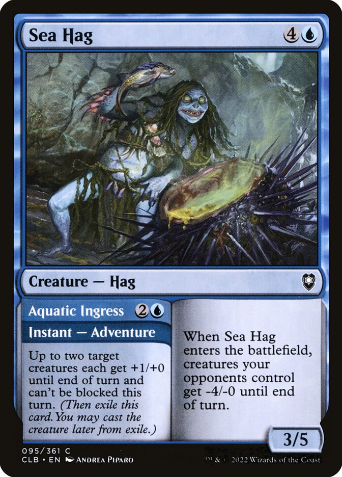 Sea Hag // Aquatic Ingress - carta Magic The Gathering