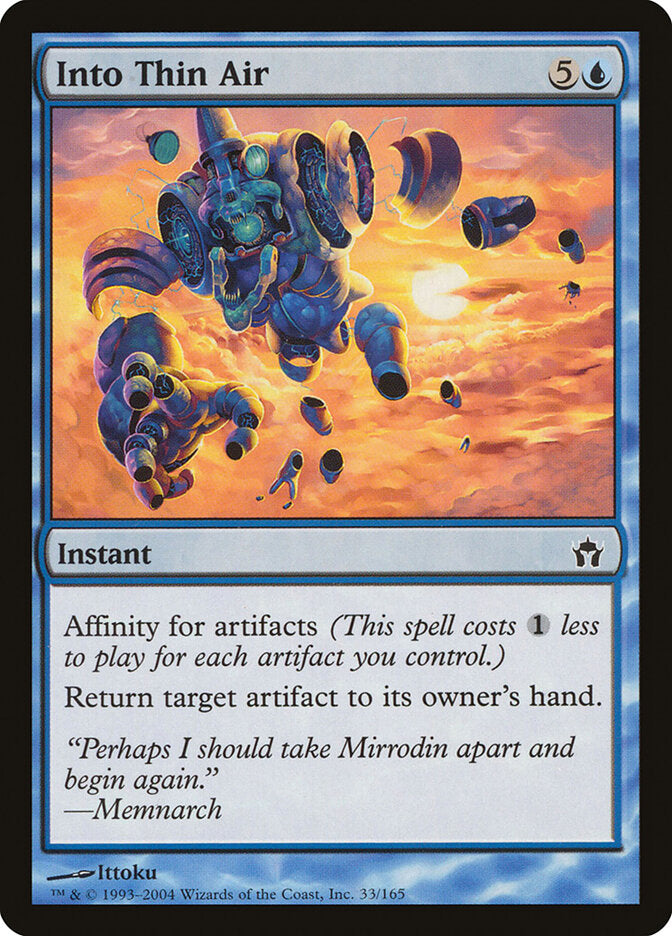 Into Thin Air - carta Magic The Gathering